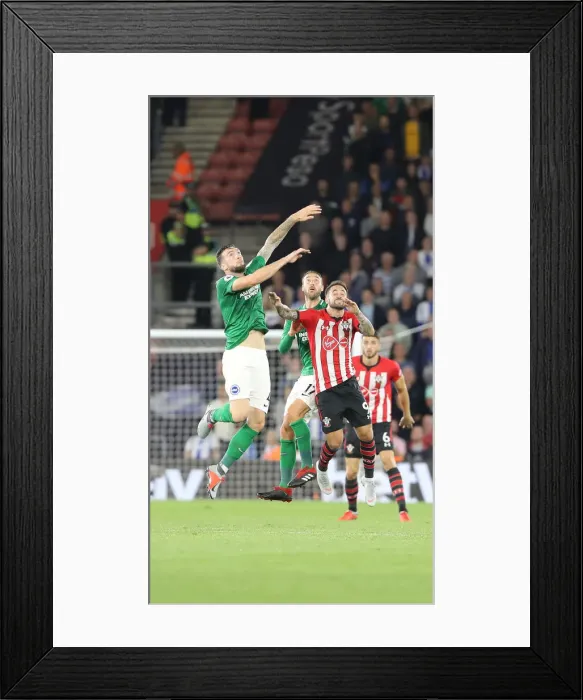 Framed Print : 17SEP18: Southampton vs. Brighton & Hove Albion - Premier League Battle at St. Mary's Framed Print : 17SEP18: Southampton vs. Brighton & Hove Albion - Premier League Battle at St. Mary's
