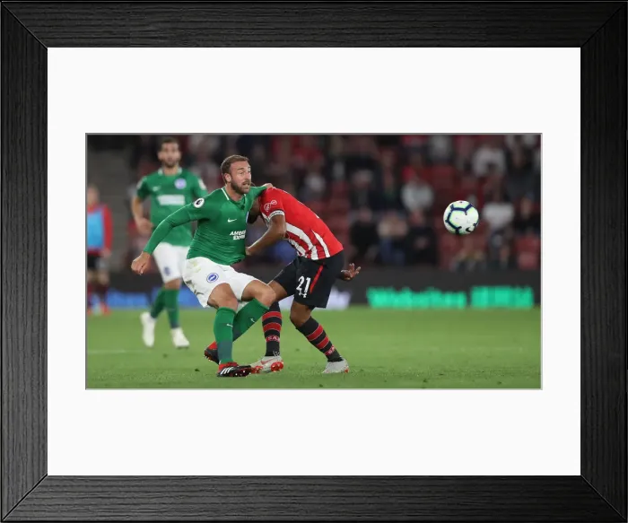 Framed Print : Premier League Showdown: Southampton vs. Brighton & Hove Albion at St. Mary's Stadium (17SEP18) Framed Print : Premier League Showdown: Southampton vs. Brighton & Hove Albion at St. Mary's Stadium (17SEP18)