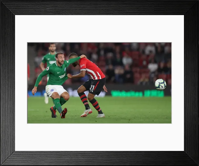 Framed Print : September Showdown: Premier League Clash between Southampton and Brighton & Hove Albion (17SEP18)