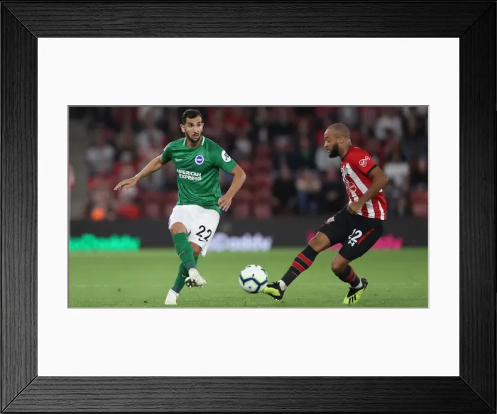 Framed Print : 17SEP18: Premier League Showdown - Southampton vs. Brighton & Hove Albion at St. Mary's Framed Print : 17SEP18: Premier League Showdown - Southampton vs. Brighton & Hove Albion at St. Mary's