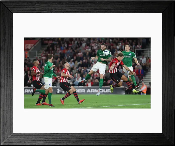 Framed Print : Premier League Showdown: Southampton vs. Brighton & Hove Albion at St. Mary's Stadium (17SEP18) Framed Print : Premier League Showdown: Southampton vs. Brighton & Hove Albion at St. Mary's Stadium (17SEP18)