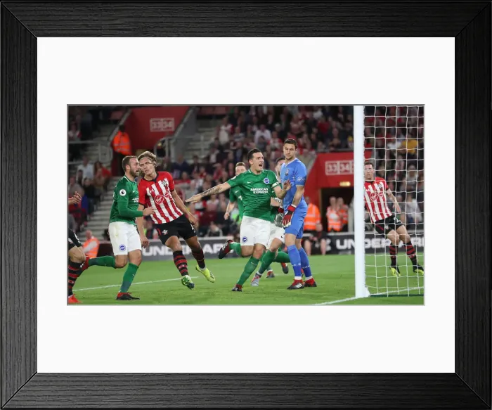 Framed Print : 17SEP18: Premier League Showdown - Southampton vs. Brighton & Hove Albion at St. Mary's Stadium Framed Print : 17SEP18: Premier League Showdown - Southampton vs. Brighton & Hove Albion at St. Mary's Stadium