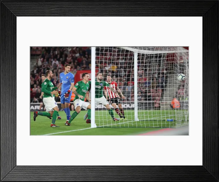 Framed Print : Premier League Showdown: Southampton vs. Brighton & Hove Albion at St. Mary's Stadium (17SEP18) Framed Print : Premier League Showdown: Southampton vs. Brighton & Hove Albion at St. Mary's Stadium (17SEP18)