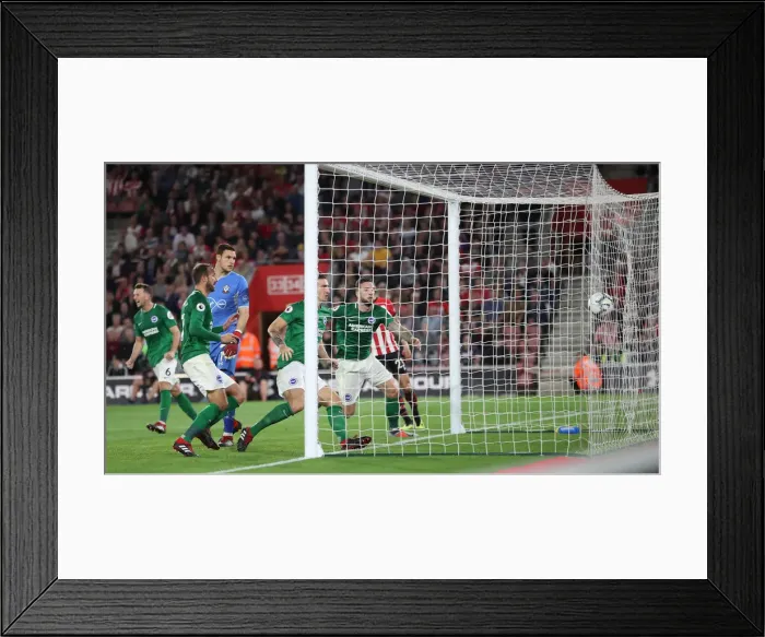 Framed Print : Premier League Showdown: Southampton vs. Brighton & Hove Albion at St. Mary's Stadium (17SEP18) Framed Print : Premier League Showdown: Southampton vs. Brighton & Hove Albion at St. Mary's Stadium (17SEP18)