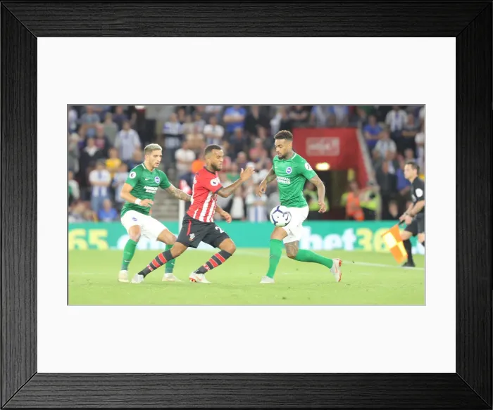 Framed Print : 17SEP18: Premier League Showdown - Southampton vs. Brighton & Hove Albion at St. Mary's Stadium Framed Print : 17SEP18: Premier League Showdown - Southampton vs. Brighton & Hove Albion at St. Mary's Stadium
