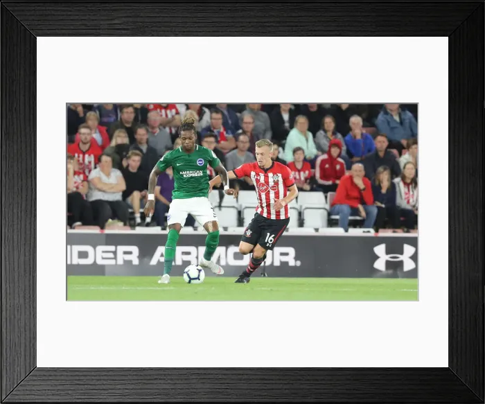 Framed Print : Premier League Showdown: Southampton vs. Brighton & Hove Albion at St. Mary's Stadium (17SEP18) Framed Print : Premier League Showdown: Southampton vs. Brighton & Hove Albion at St. Mary's Stadium (17SEP18)