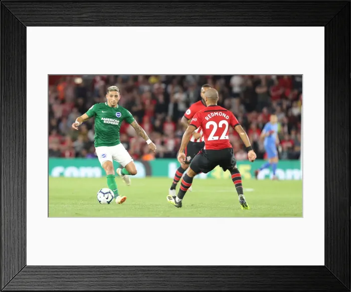 Framed Print : Premier League Showdown: Southampton vs. Brighton & Hove Albion at St. Mary's Stadium (17SEP18) Framed Print : Premier League Showdown: Southampton vs. Brighton & Hove Albion at St. Mary's Stadium (17SEP18)