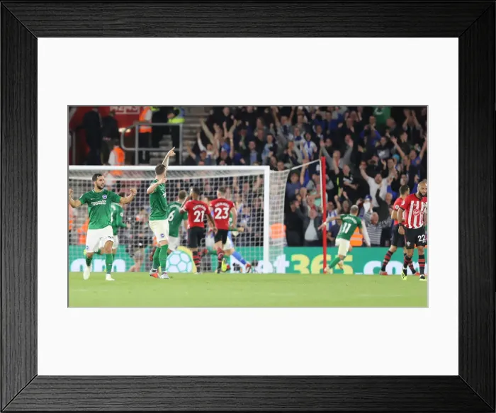 Framed Print : 17SEP18: Premier League Showdown - Southampton vs. Brighton & Hove Albion at St. Mary's Stadium Framed Print : 17SEP18: Premier League Showdown - Southampton vs. Brighton & Hove Albion at St. Mary's Stadium