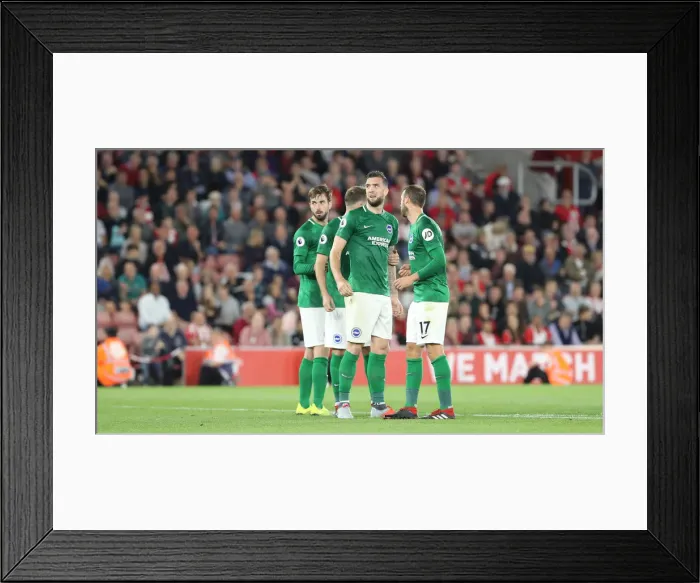 Framed Print : Premier League Showdown: Southampton vs. Brighton & Hove Albion at St. Mary's Stadium (17SEP18) Framed Print : Premier League Showdown: Southampton vs. Brighton & Hove Albion at St. Mary's Stadium (17SEP18)