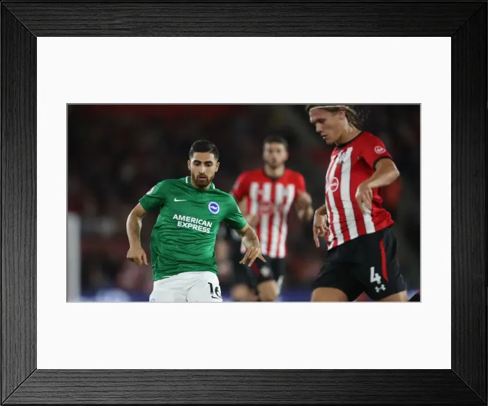 Framed Print : 17SEP18: Premier League Battle - Southampton vs. Brighton & Hove Albion at St. Mary's Stadium Framed Print : 17SEP18: Premier League Battle - Southampton vs. Brighton & Hove Albion at St. Mary's Stadium