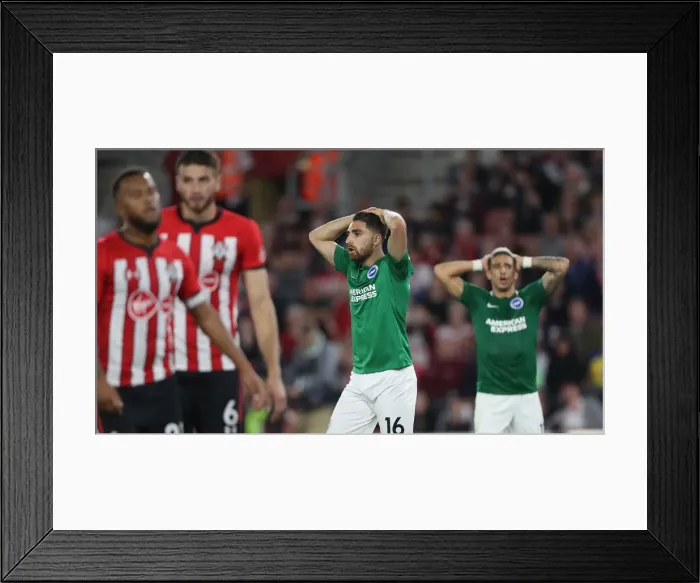 Framed Print : 17SEP18: Premier League Showdown - Southampton vs. Brighton & Hove Albion at St. Mary's Framed Print : 17SEP18: Premier League Showdown - Southampton vs. Brighton & Hove Albion at St. Mary's