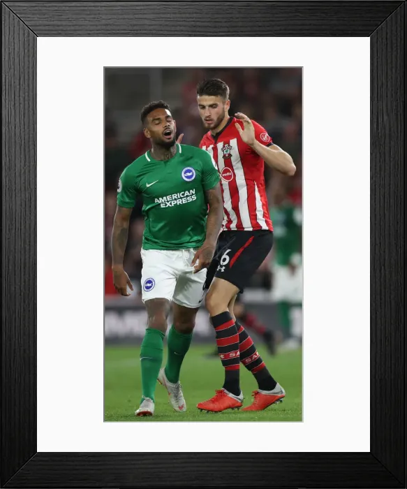 Framed Print : 17SEP18: Premier League Showdown - Southampton vs. Brighton and Hove Albion at St. Mary's Stadium Framed Print : 17SEP18: Premier League Showdown - Southampton vs. Brighton and Hove Albion at St. Mary's Stadium