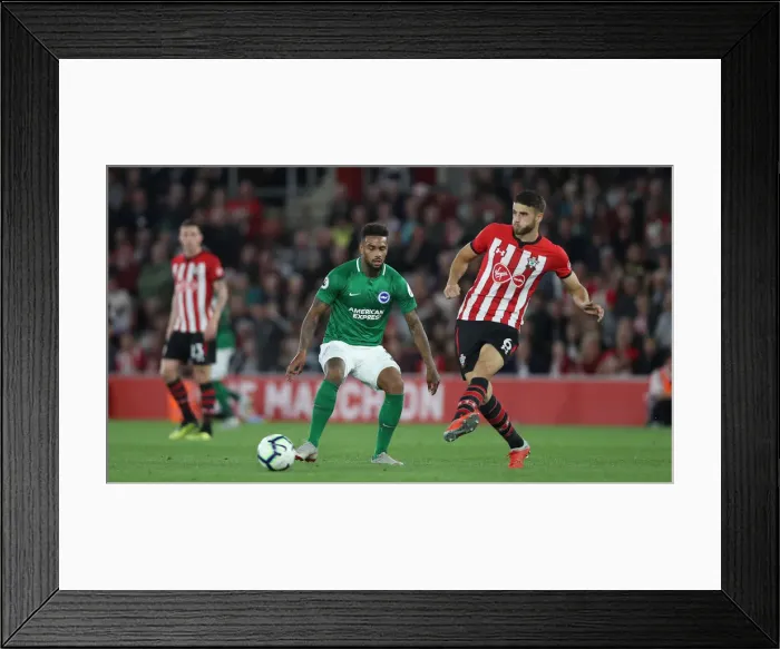Framed Print : Premier League Showdown: Southampton vs. Brighton & Hove Albion at St. Mary's Stadium (17SEP18) Framed Print : Premier League Showdown: Southampton vs. Brighton & Hove Albion at St. Mary's Stadium (17SEP18)
