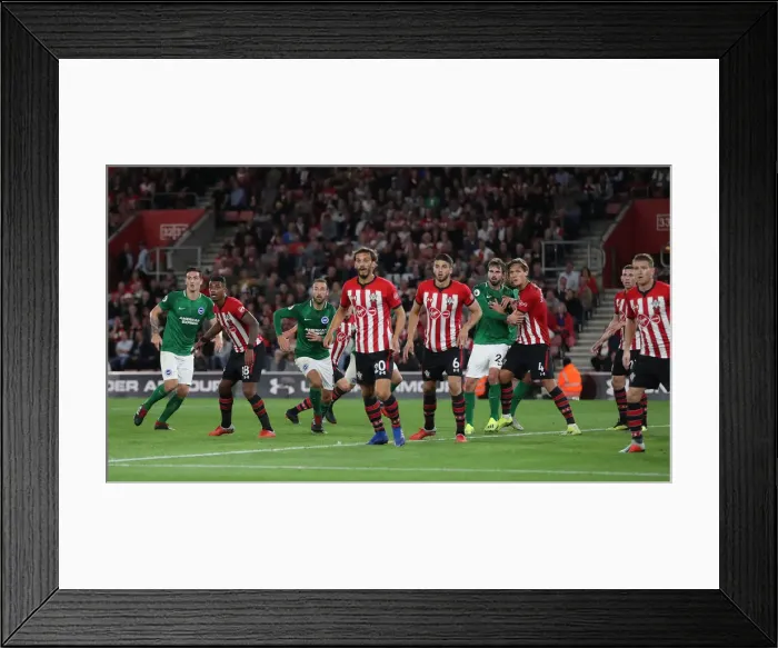 Framed Print : 17SEP18: Premier League Showdown - Southampton vs. Brighton & Hove Albion at St. Mary's Framed Print : 17SEP18: Premier League Showdown - Southampton vs. Brighton & Hove Albion at St. Mary's
