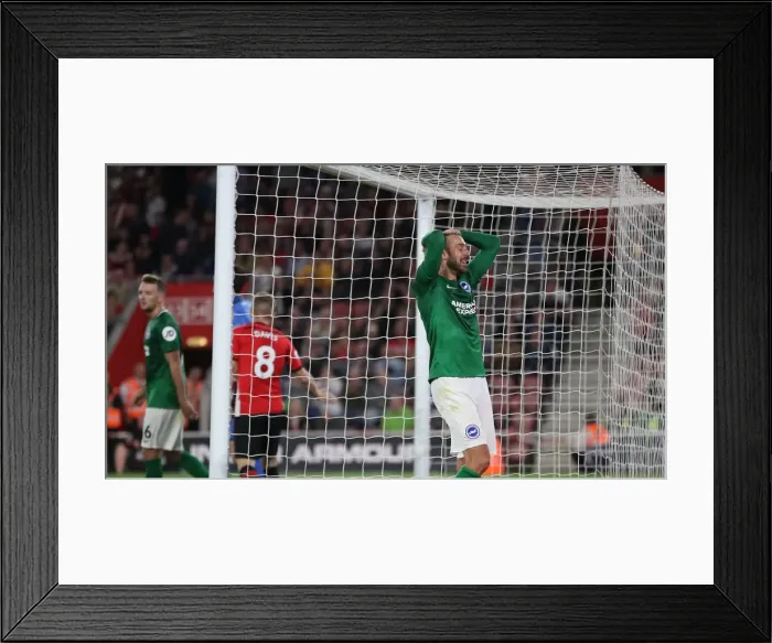 Framed Print : Premier League Showdown: Southampton vs. Brighton & Hove Albion at St. Mary's (17SEP18) Framed Print : Premier League Showdown: Southampton vs. Brighton & Hove Albion at St. Mary's (17SEP18)