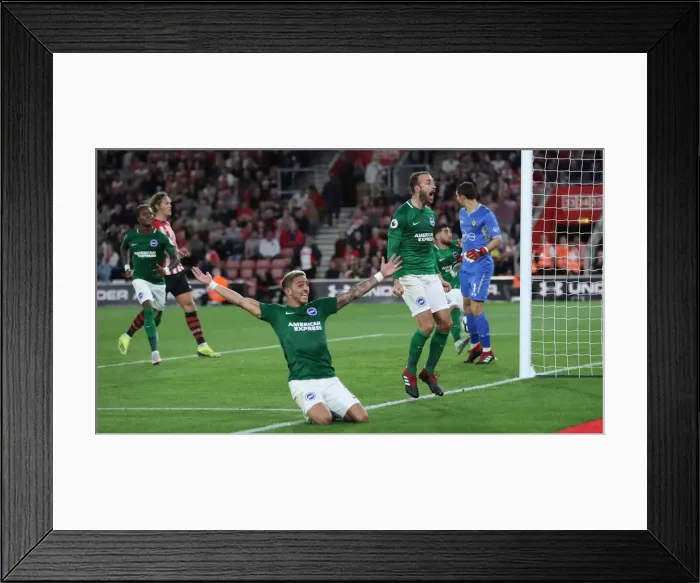 Framed Print : Premier League Showdown: Southampton vs. Brighton & Hove Albion at St. Mary's Stadium (17SEP18) Framed Print : Premier League Showdown: Southampton vs. Brighton & Hove Albion at St. Mary's Stadium (17SEP18)