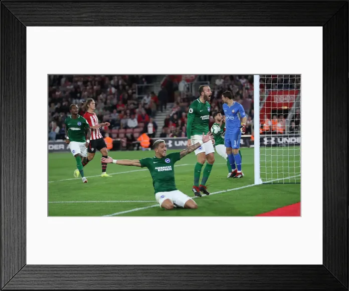 Framed Print : 17SEP18: Southampton vs. Brighton & Hove Albion - Premier League Battle at St. Mary's Framed Print : 17SEP18: Southampton vs. Brighton & Hove Albion - Premier League Battle at St. Mary's