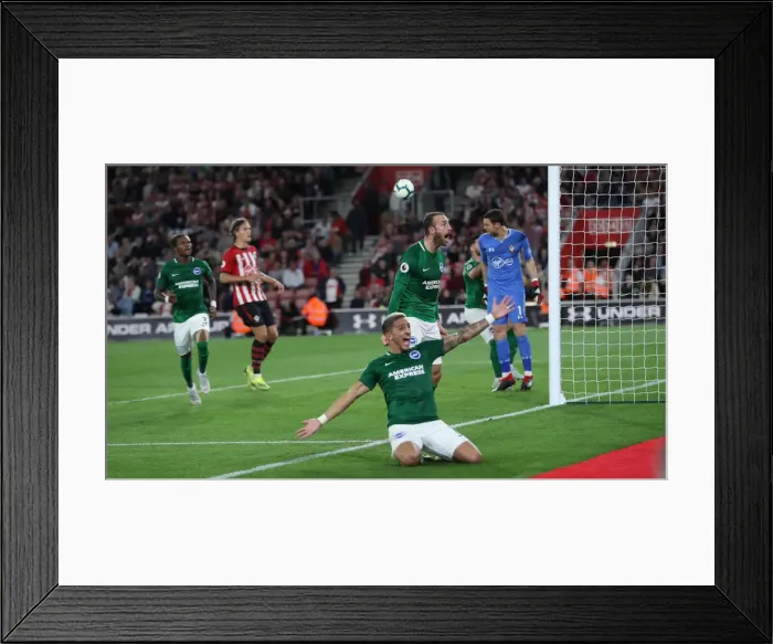 Framed Print : 17SEP18: Premier League Showdown - Southampton vs. Brighton & Hove Albion at St. Mary's Framed Print : 17SEP18: Premier League Showdown - Southampton vs. Brighton & Hove Albion at St. Mary's