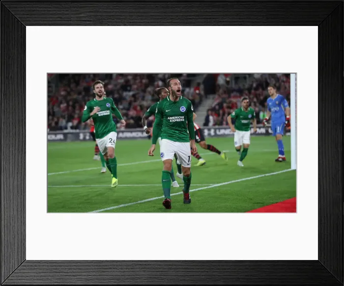 Framed Print : 17SEP18: Premier League Showdown - Southampton vs. Brighton & Hove Albion at St. Mary's Framed Print : 17SEP18: Premier League Showdown - Southampton vs. Brighton & Hove Albion at St. Mary's