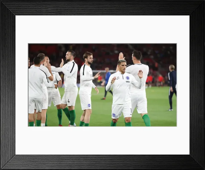Framed Print : Premier League Showdown: Southampton vs. Brighton & Hove Albion at St. Mary's Stadium (17SEP18) Framed Print : Premier League Showdown: Southampton vs. Brighton & Hove Albion at St. Mary's Stadium (17SEP18)