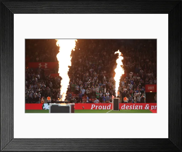 Framed Print : Premier League Showdown: Southampton vs. Brighton & Hove Albion at St. Mary's Stadium (17SEP18) Framed Print : Premier League Showdown: Southampton vs. Brighton & Hove Albion at St. Mary's Stadium (17SEP18)