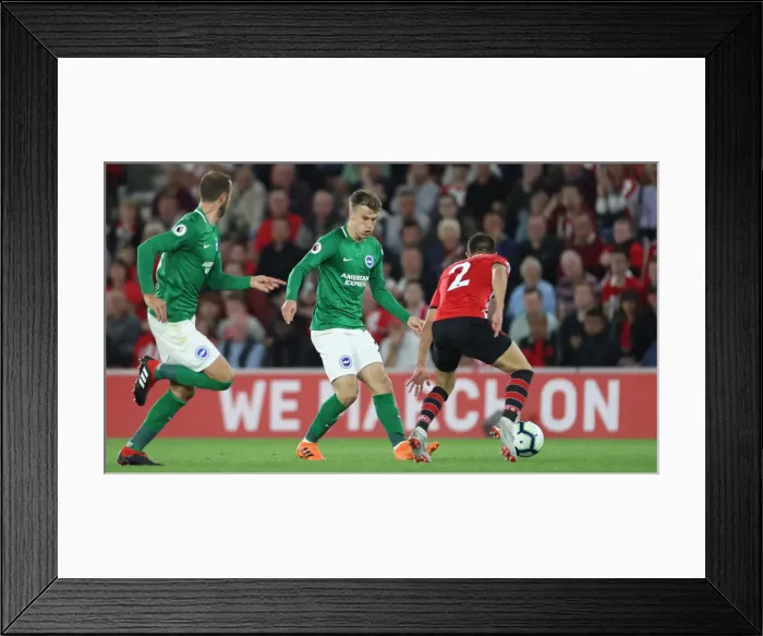 Framed Print : September Showdown: Premier League Clash between Southampton and Brighton & Hove Albion (17SEP18)