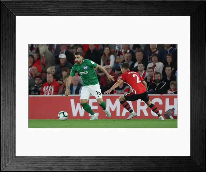 Framed Print : September Showdown: Premier League Clash between Southampton and Brighton & Hove Albion (17SEP18)