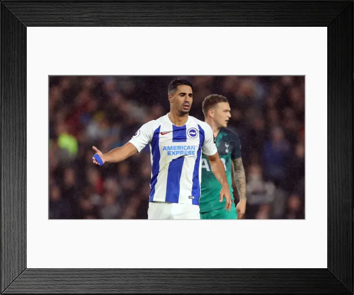 Framed Print : Brighton and Hove Albion vs. Tottenham Hotspur: Premier League Showdown at American Express Community Stadium (September 22, 2018) Framed Print : Brighton and Hove Albion vs. Tottenham Hotspur: Premier League Showdown at American Express Community Stadium (September 22, 2018)