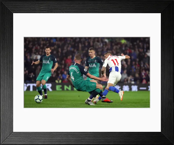 Framed Print : Brighton and Hove Albion vs. Tottenham Hotspur: Premier League Showdown at American Express Community Stadium (September 22, 2018) Framed Print : Brighton and Hove Albion vs. Tottenham Hotspur: Premier League Showdown at American Express Community Stadium (September 22, 2018)