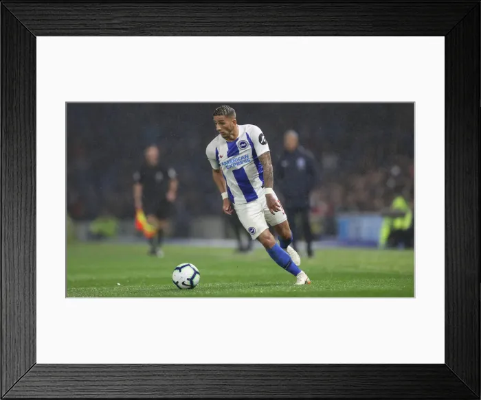 Framed Print : Brighton and Hove Albion vs. Tottenham Hotspur: Premier League Showdown at American Express Community Stadium (22SEP18)
