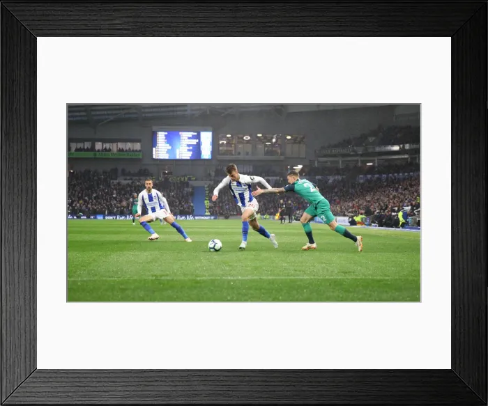 Framed Print : Brighton and Hove Albion vs. Tottenham Hotspur: Premier League Showdown at American Express Community Stadium (September 22, 2018) Framed Print : Brighton and Hove Albion vs. Tottenham Hotspur: Premier League Showdown at American Express Community Stadium (September 22, 2018)