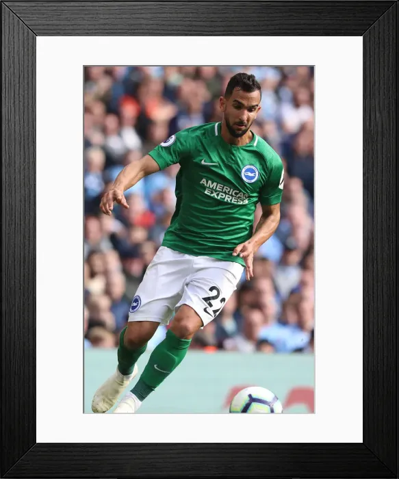 Framed Print : Premier League: Manchester City vs. Brighton and Hove Albion Showdown at Etihad Stadium (29SEP18)