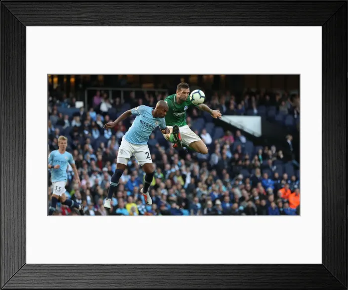 Framed Print : Premier League Showdown: Manchester City vs. Brighton and Hove Albion at Etihad Stadium (29SEP18) Framed Print : Premier League Showdown: Manchester City vs. Brighton and Hove Albion at Etihad Stadium (29SEP18)