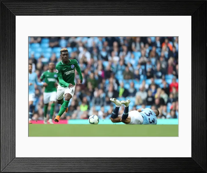 Framed Print : Premier League Showdown: Manchester City vs. Brighton and Hove Albion at Etihad Stadium (29SEP18) Framed Print : Premier League Showdown: Manchester City vs. Brighton and Hove Albion at Etihad Stadium (29SEP18)