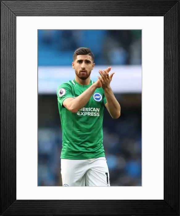 Framed Print : Premier League Showdown: Manchester City vs. Brighton and Hove Albion at Etihad Stadium (29SEP18)