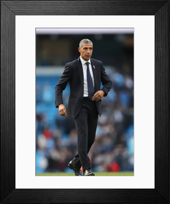 Framed Print : Premier League Showdown: Manchester City vs. Brighton and Hove Albion at Etihad Stadium (29SEP18) Framed Print : Premier League Showdown: Manchester City vs. Brighton and Hove Albion at Etihad Stadium (29SEP18)