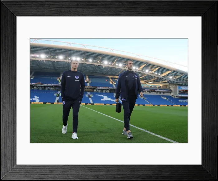 Framed Print : Brighton and Hove Albion vs. West Ham United: Premier League Showdown at American Express Community Stadium (5th October 2018)