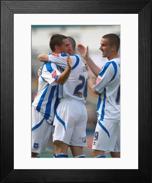 Framed Print : forster goal 2 celeb southend 02 bd Framed Print : forster goal 2 celeb southend 02 bd