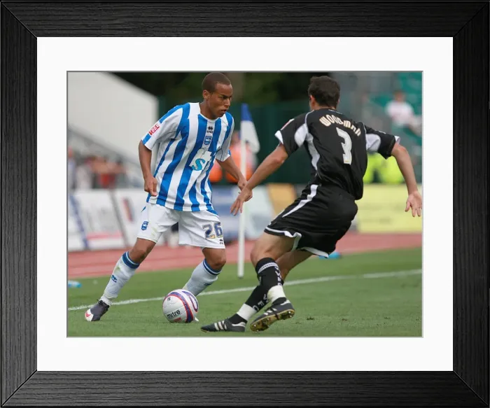 Framed Print : Brighton & Hove Albion vs Wycombe Wanderers: A Home Battle from the 2009-10 Season