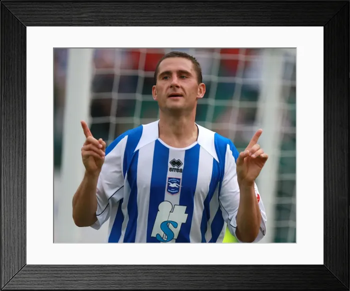 Framed Print : Brighton & Hove Albion vs Wycombe Wanderers: A Home Battle - 2009-10 Season