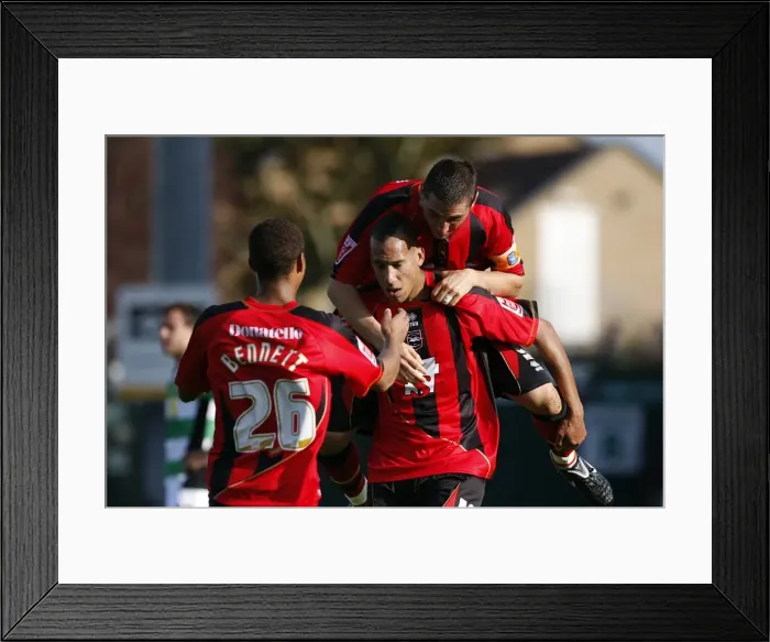 Framed Print : Brighton & Hove Albion Away at Yeovil Town (2009-10) Framed Print : Brighton & Hove Albion Away at Yeovil Town (2009-10)
