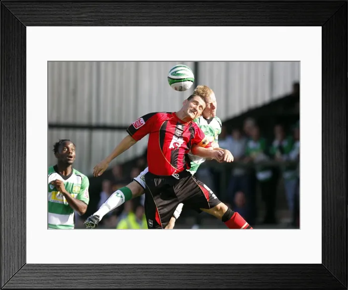 Framed Print : Brighton & Hove Albion: 2009-10 Away Game at Yeovil Town