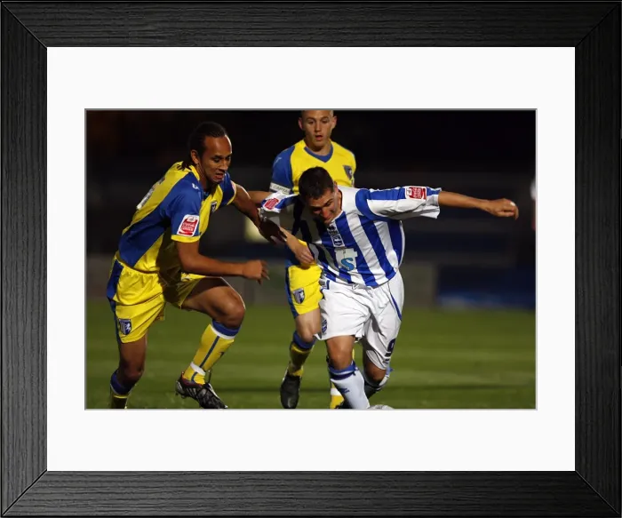 Framed Print : Brighton & Hove Albion: 2009-10 Season - Home Match vs. Gillingham