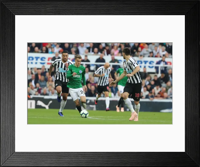 Framed Print : Premier League Showdown: Newcastle United vs. Brighton and Hove Albion at St. James Park (20th October 2018) Framed Print : Premier League Showdown: Newcastle United vs. Brighton and Hove Albion at St. James Park (20th October 2018)