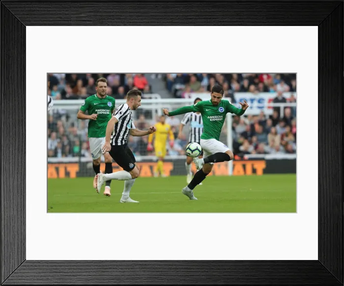 Framed Print : October Showdown: Newcastle United vs. Brighton and Hove Albion in Premier League (2018) Framed Print : October Showdown: Newcastle United vs. Brighton and Hove Albion in Premier League (2018)