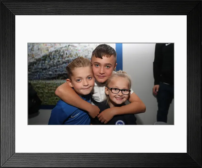 Framed Print : Brighton & Hove Albion FC: 2018 Player Signing Event - Autograph Session with the Team Framed Print : Brighton & Hove Albion FC: 2018 Player Signing Event - Autograph Session with the Team