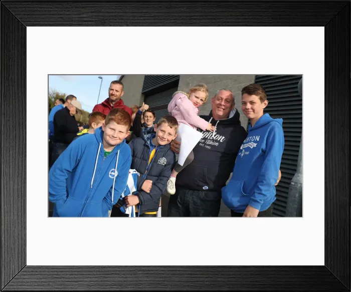 Framed Print : Brighton & Hove Albion FC: 2018 Player Signing Event - Autograph Session with the Team Framed Print : Brighton & Hove Albion FC: 2018 Player Signing Event - Autograph Session with the Team