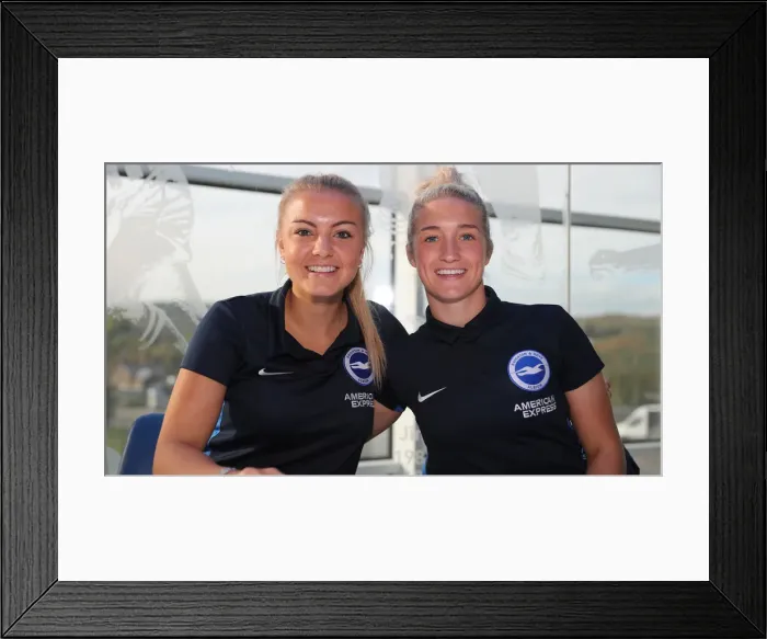 Framed Print : Brighton & Hove Albion FC: 2018 Player Signing Session - Meet and Greet with the Team