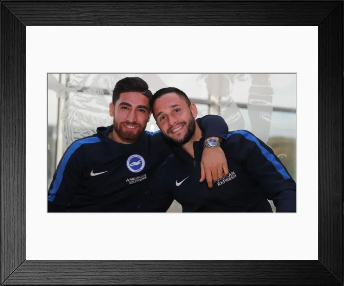 Framed Print : Brighton & Hove Albion FC: 2018 Player Signing Event - Autograph Session with the Team Framed Print : Brighton & Hove Albion FC: 2018 Player Signing Event - Autograph Session with the Team