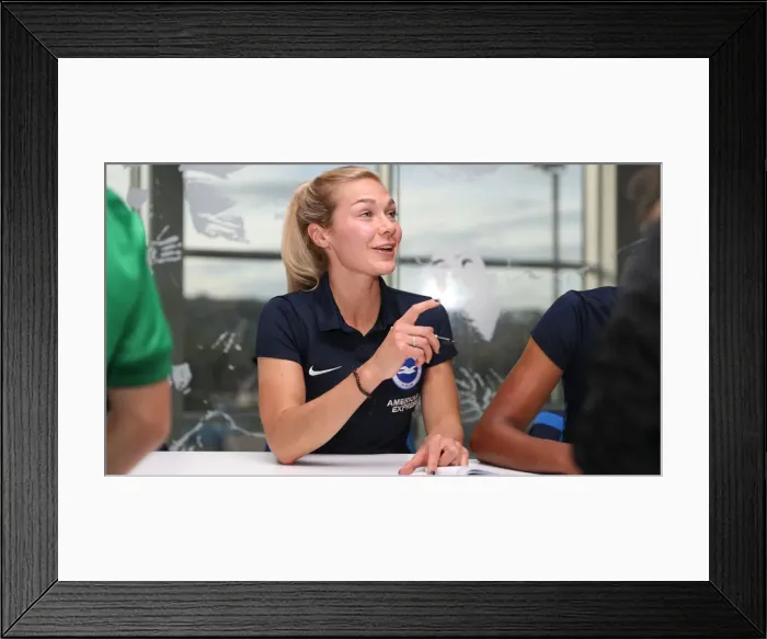 Framed Print : Brighton & Hove Albion FC: 2018 Player Signing Event - Autograph Session with the Team Framed Print : Brighton & Hove Albion FC: 2018 Player Signing Event - Autograph Session with the Team